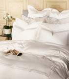 Harrods of London Mayfair piped pillowcase pair, 50cm x 75cm, UK version