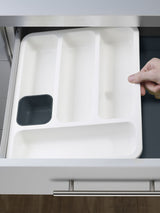 Next Joseph Joseph Grey DrawerStore Cutlery Drawer Organiser- Buy online at McGrocer
