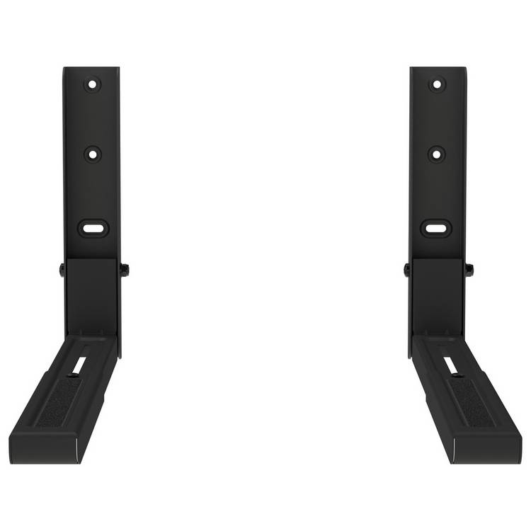 AVF microwave wall bracket in black, UK version
