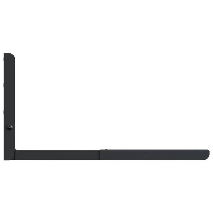 AVF microwave wall bracket in black, UK version