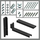 AVF microwave wall bracket in black, UK version