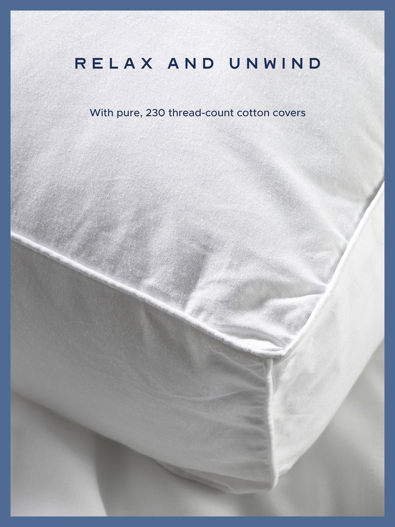 Snuggledown firm white pillow 2 pack (British brand)