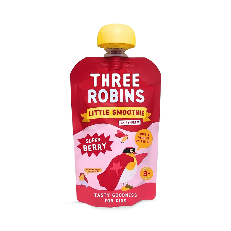 Three Robins Super Berry smoothie 6 x 100g, UK version