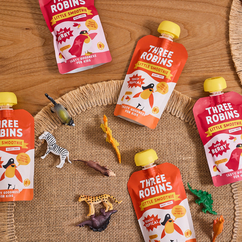 Three Robins Super Berry smoothie 6 x 100g, UK version