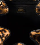 Miu Miu leopard calf hair backpack luxury accessory - British product