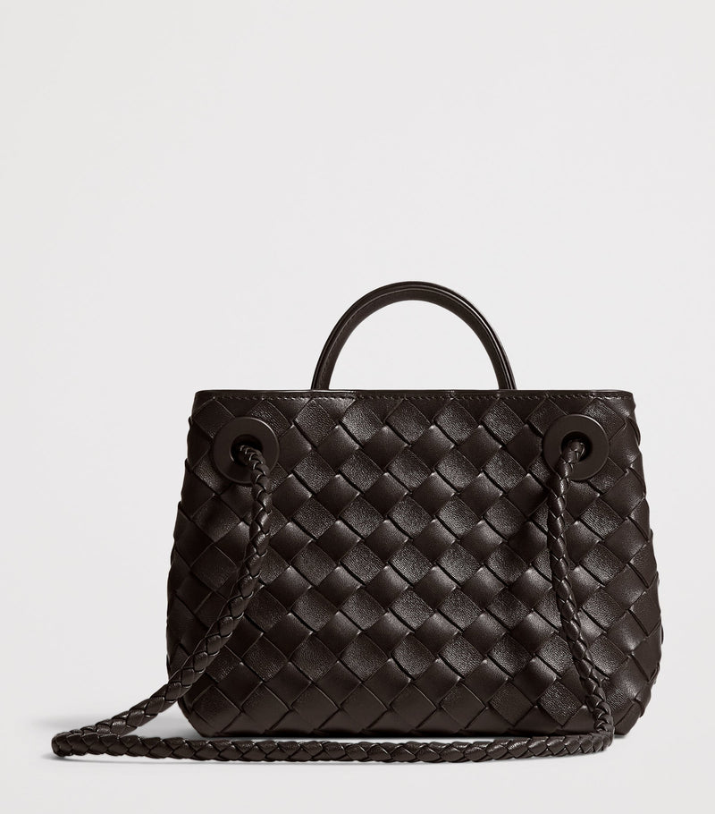 Bottega Veneta Andiamo mini leather top-handle bag - British product