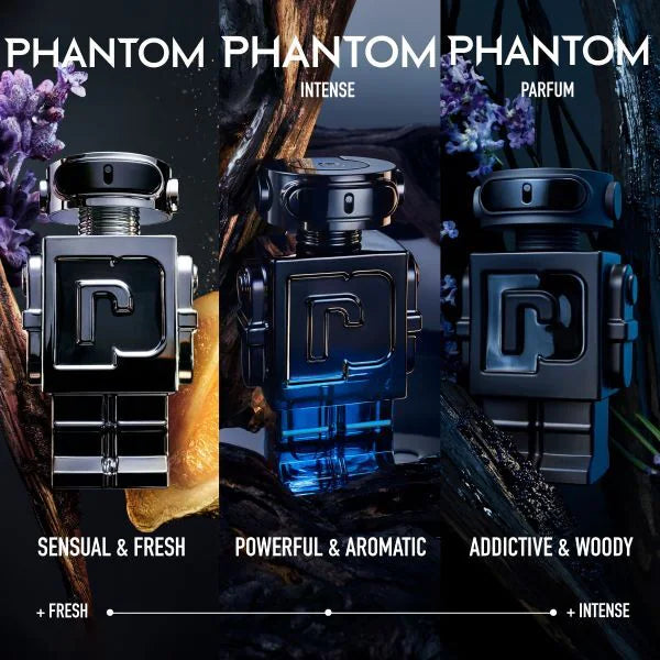 Rabanne Phantom Parfum Men 50ml fragrance, imported from the UK