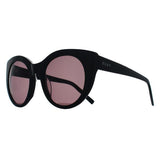Schwarze DKNY Cat-Eye-Sonnenbrille für Damen, importiert aus Großbritannien
