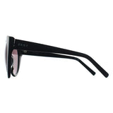 Schwarze DKNY Cat-Eye-Sonnenbrille für Damen, importiert aus Großbritannien