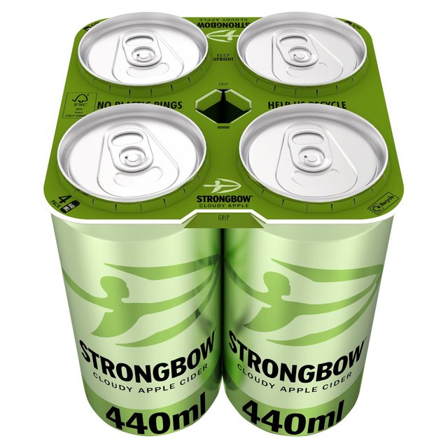 Strongbow Cloudy Apple Cider   4 x 440ml GOODS M&S