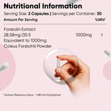 WeightWorld Forskolin vegan capsules 1000mg UK version