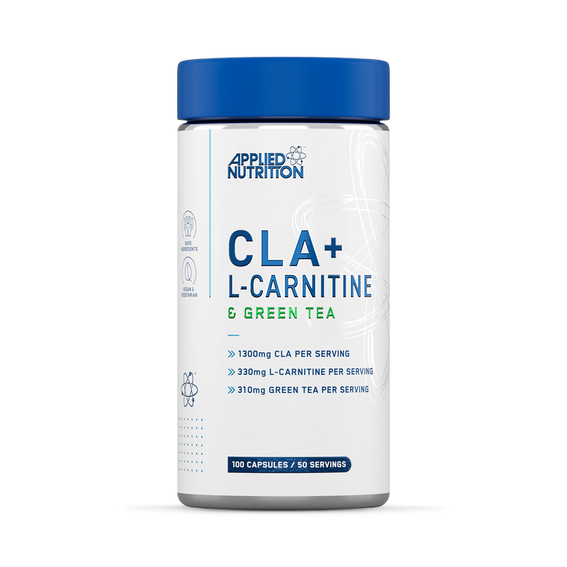 Applied Nutrition CLA L-Carnitine Green Tea 100 Capsules - British product