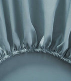 Yves Delorme double fitted sheet in organic cotton sateen, 135cm x 190cm (British brand)