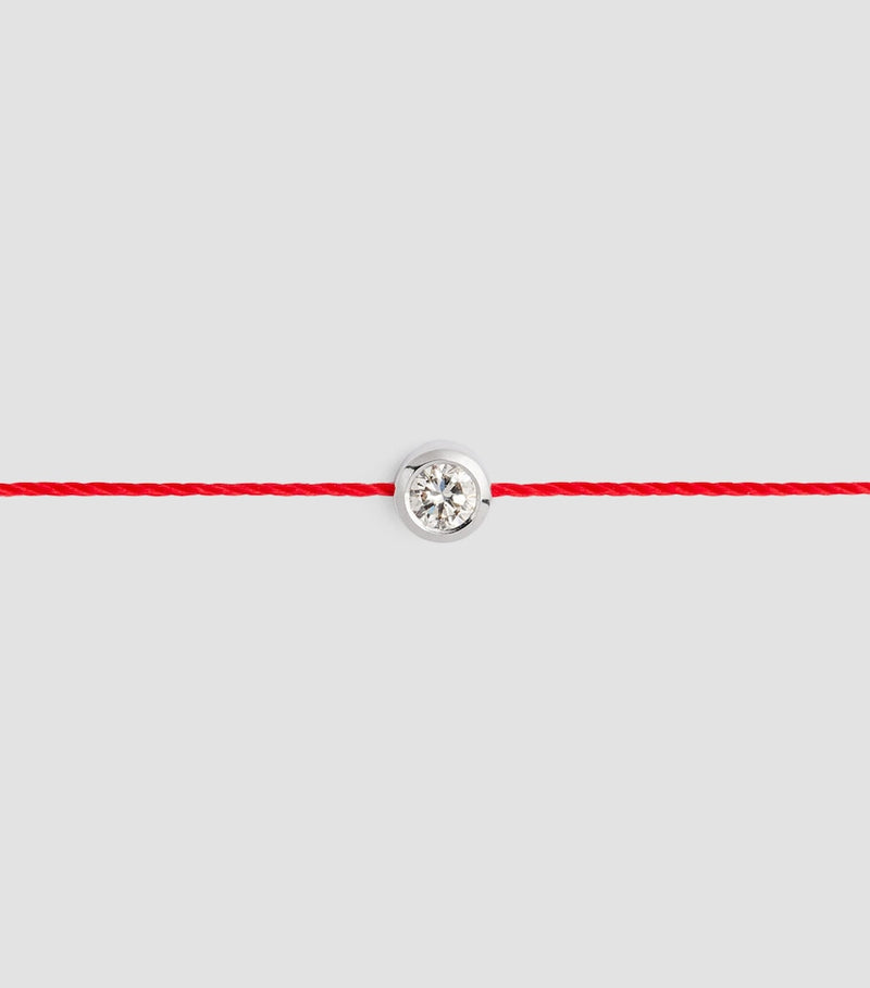 Redline Pure bracelet white gold diamond 0.10ct - British product