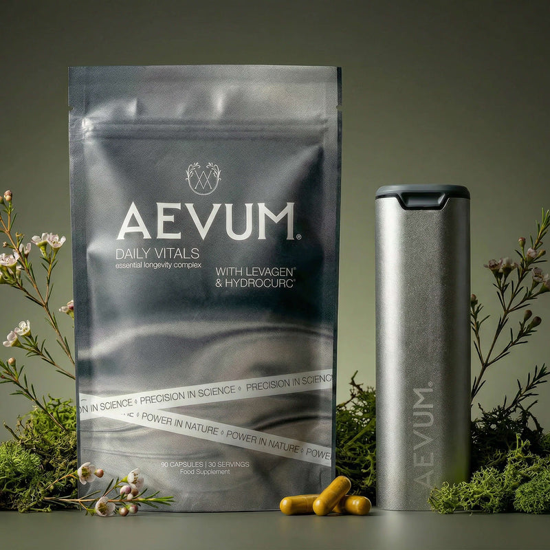 AEVUM Daily Vitals cellular health complex 90 capsules, imported from the UK