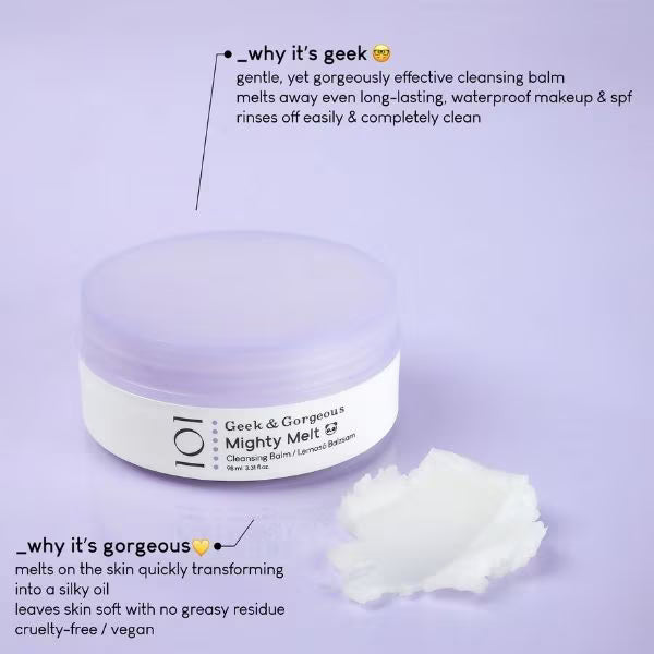 Geek & Gorgeous Cleansing Balm 101 Mighty Melt 98ml, UK version