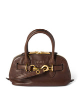 Harrods Miu Miu Mini Nappa Leather Aventure Top-Handle Bag- Buy online at McGrocer