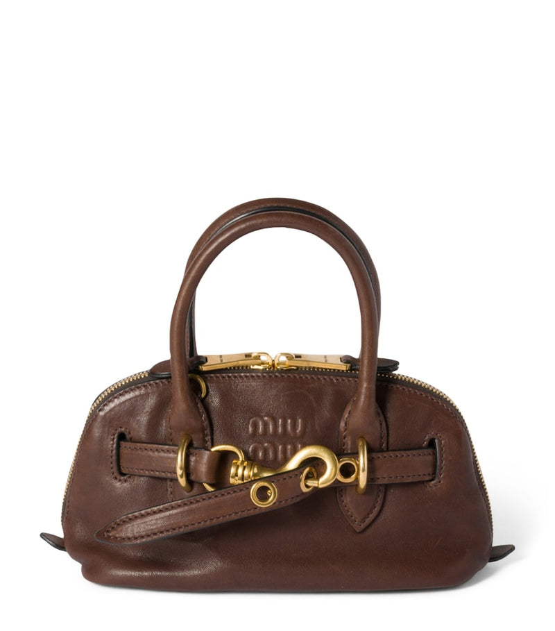 Miu Miu Aventure mini nappa leather handbag, UK version