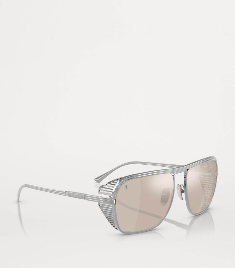 Ferrari titanium sunglasses mirrored lenses (British brand)