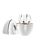 Christofle Mood Yummy 6-Piece cocktail fork set, imported from the UK