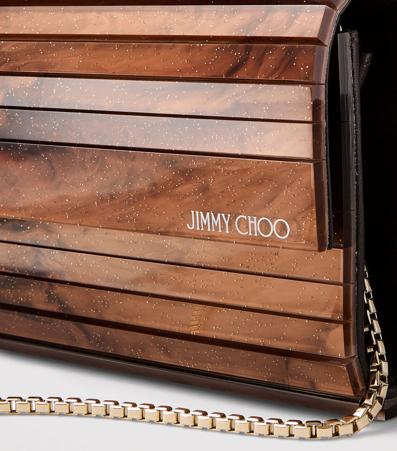 Jimmy Choo marble-effect Sweetie clutch bag, UK version