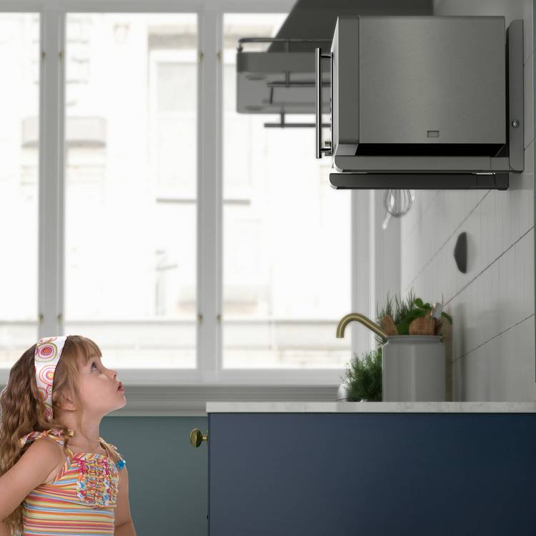 AVF universal microwave wall bracket with extendable arms, imported from the UK