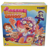 Greedy Granny board game box with biscuits - British product