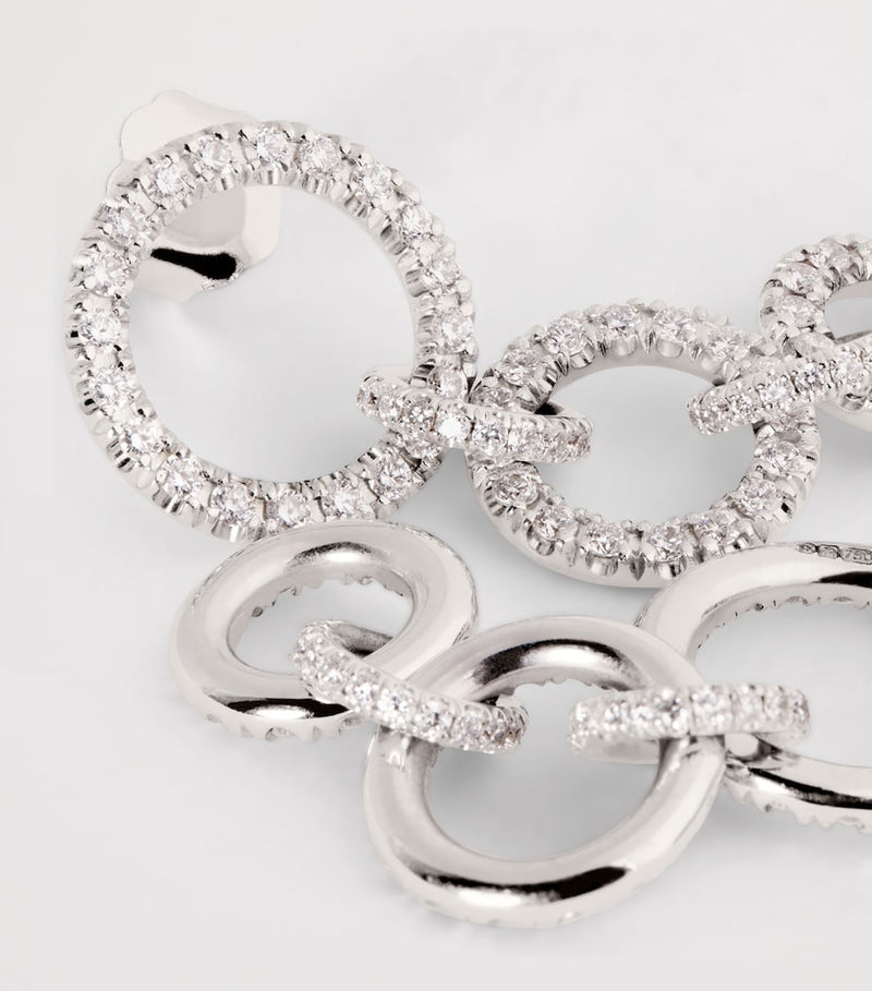 Spinelli Kilcollin Talan earrings white gold diamonds, imported from the UK