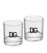 Harrods Dolce&Gabbana Casa DG Millennials Logo Shot Glasses Set of 2- Buy online at McGrocer