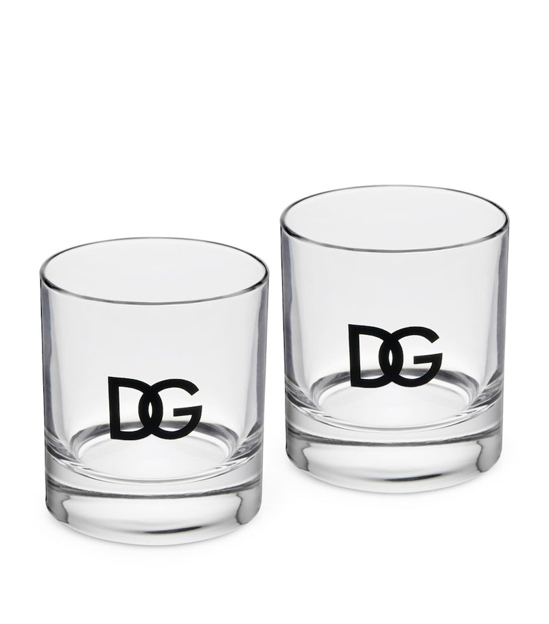 Dolce&Gabbana DG Millennials Logo shot glasses set of two - British product