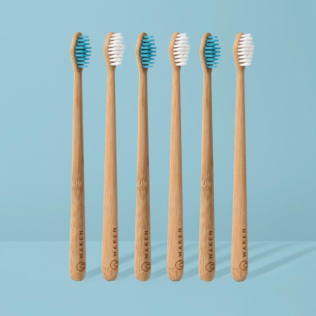 Waken Bamboo Toothbrush Blue GOODS M&S