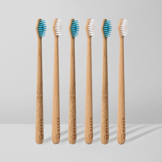 Waken Bamboo Toothbrush White GOODS M&S