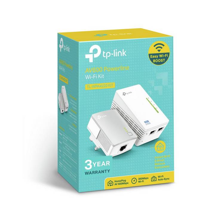 TP-Link AV600 powerline kit, imported from the UK