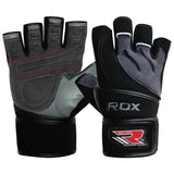Argos RDX Leather Weight Lifting Gloves with Strap- Buy online at McGrocer