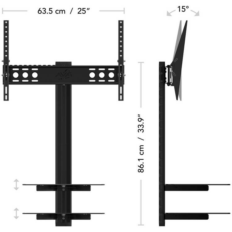 AVF tilt and swivel TV wall bracket up to 60 inch, imported from the UK