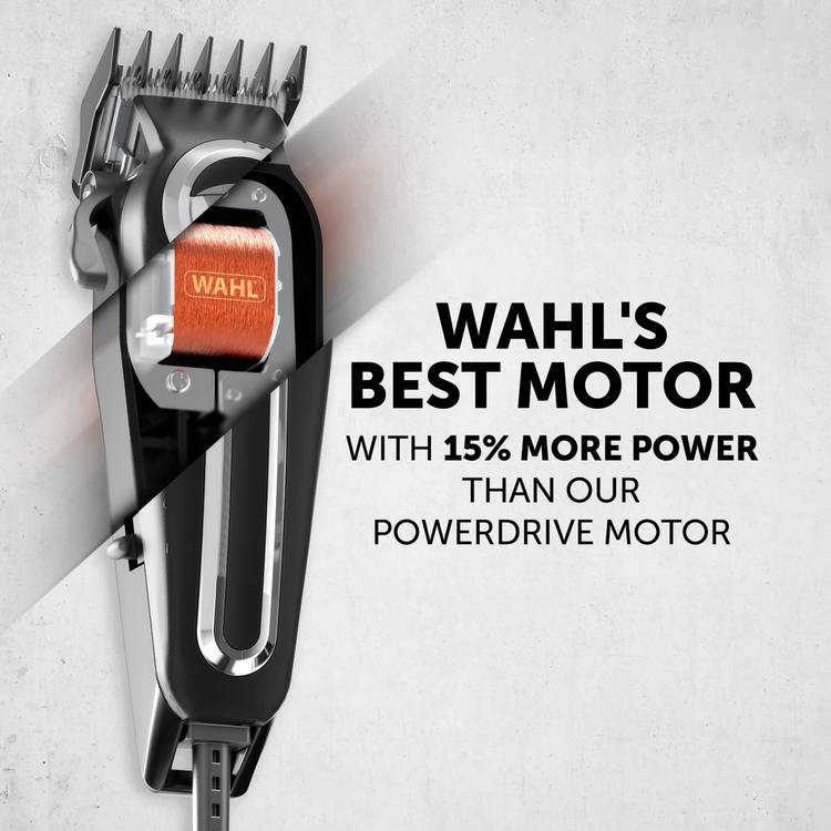 Wahl Elite Pro hair clipper set with accessories - British product