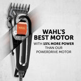Wahl Elite Pro hair clipper set with accessories - British product