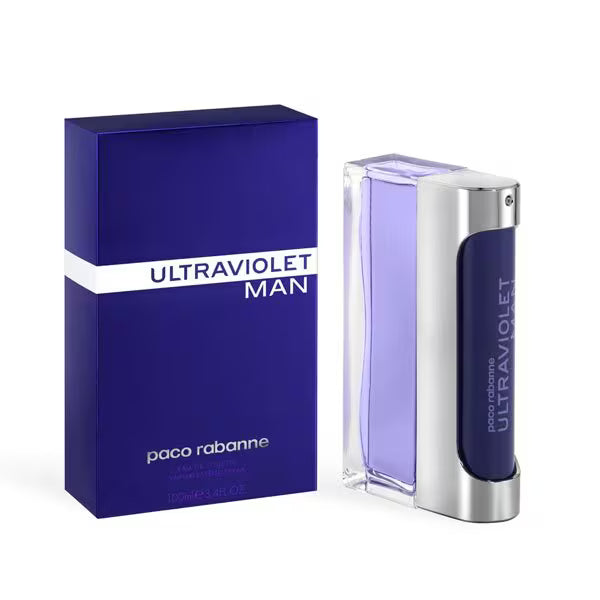 Rabanne Ultraviolet Man Eau De Toilette 100ml, imported from the UK