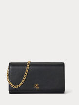 Next Lauren Ralph Lauren Black Adair II Wallet On A Chain Large Crossbody Bag- Buy online at McGrocer