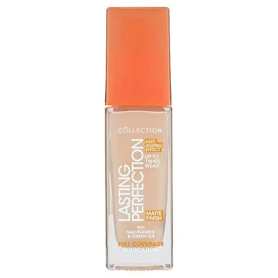 Superdrug Collection Lasting Perfection Matte Foundation 3N Ivory Neutral- Buy online at McGrocer