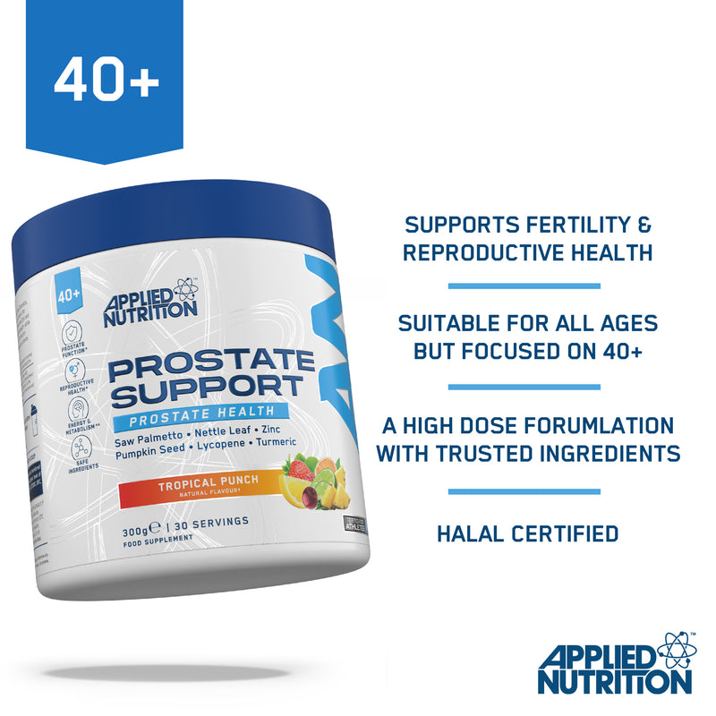Applied Nutrition Prostate Support Powder Tropical 300g, imported from the UK