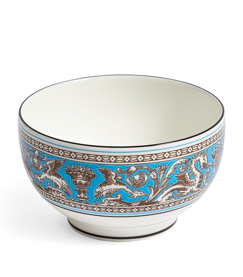 Wedgwood Florentine Turquoise rice bowl 10.5cm (British brand)
