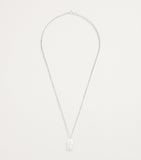 The Ouze sterling silver hallmark necklace, imported from the UK
