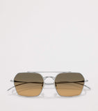Oliver Peoples TK-15 square titanium sunglasses - British product