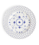 Harrods Royal Copenhagen Blue Fluted Full Lace Plate (25cm)- Buy online at McGrocer