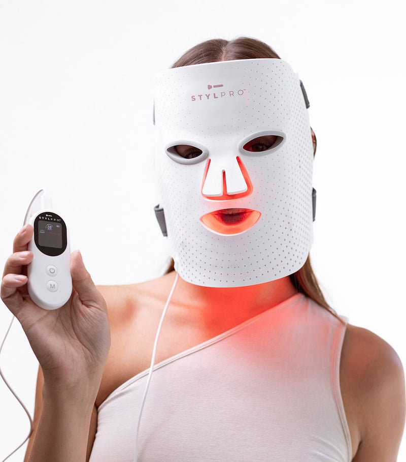 STYLPRO Wavelength LED face mask with remote, imported from the UK