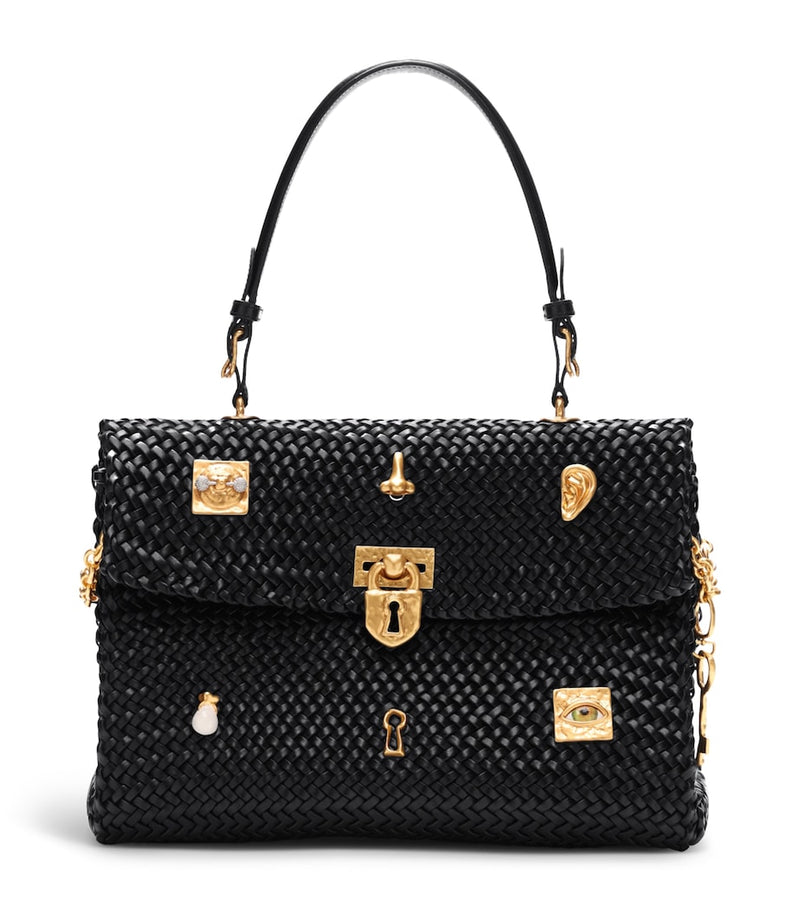 Schiaparelli calfskin bijoux secret top-handle bag, imported from the UK