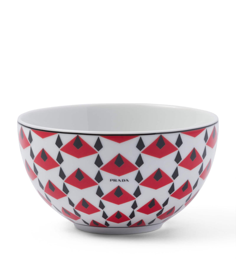 Prada Vienna cereal bowls set of 2 12cm, imported from the UK