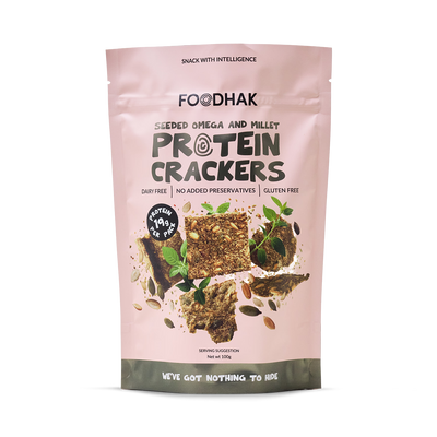 Holland & Barrett Seeded Omega & Millet Crackers- Buy online at McGrocer