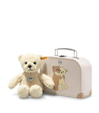 Steiff Mila Teddy Bear in Suitcase 30cm (British brand)